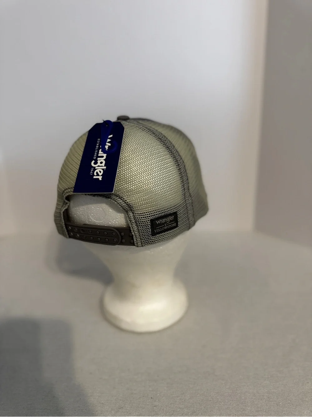 Wrangler Gray Yellowstone Dutton Ranch Patch Cap
